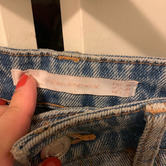 zARA denim skirt with decor - Picture 3 of 4